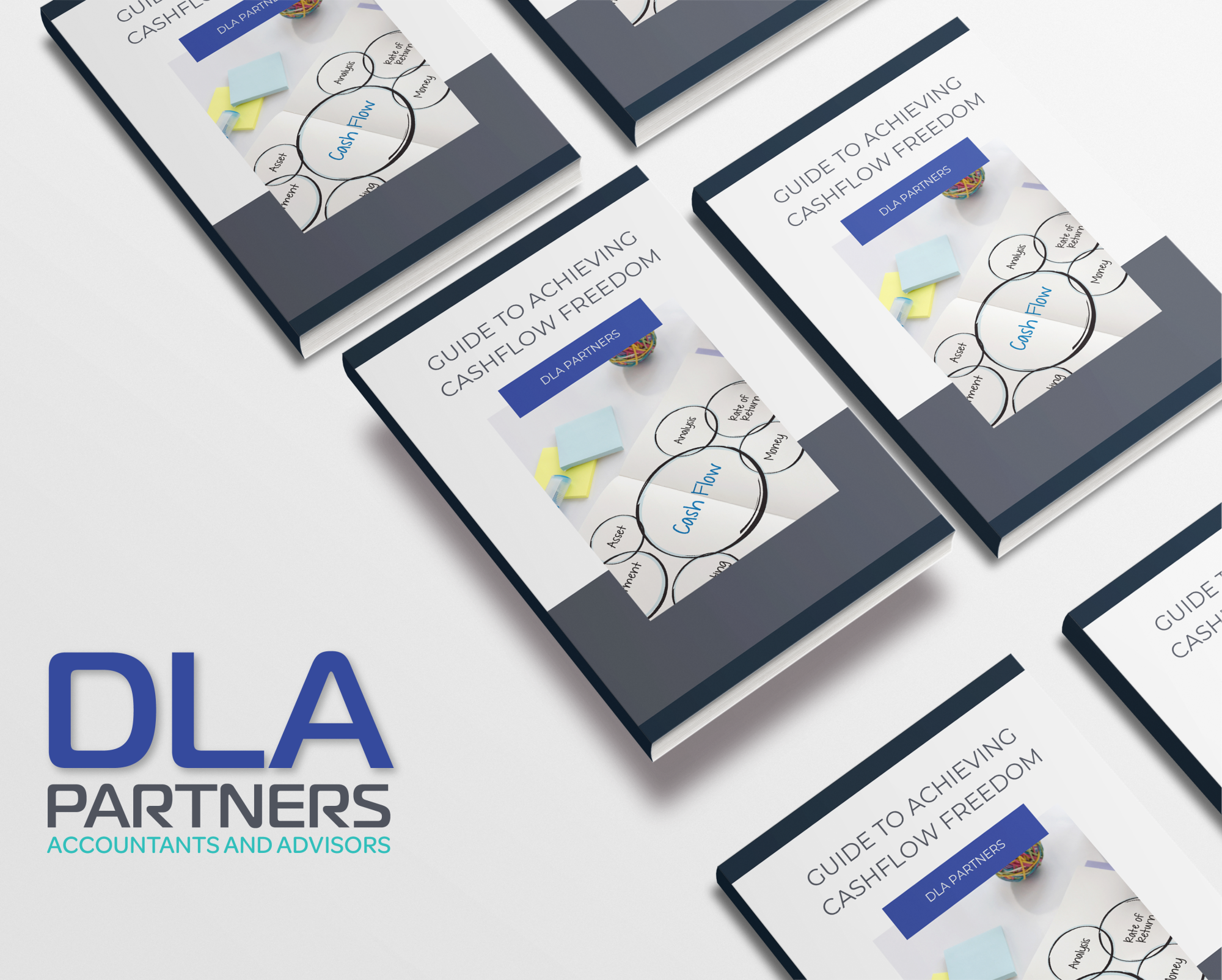 DLA Partners Professional Accountants and Advisors in Brisbane Ebook Cashflow Freedom Mockup